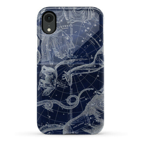 Blue and White Constellations Phone Case